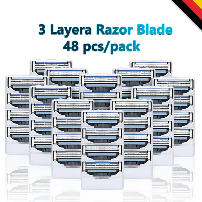 Shaving Razor Blades fit Gillette Mach 3 Men's Manual Razor Heads Cassettes Shaver Set For Safely Shaving With replacement Blade
Shaving Razor Blades fit Gillette Mach 3 Men's Manual Razor Heads Cassettes Shaver Set For Safely Shaving With replacement Blade