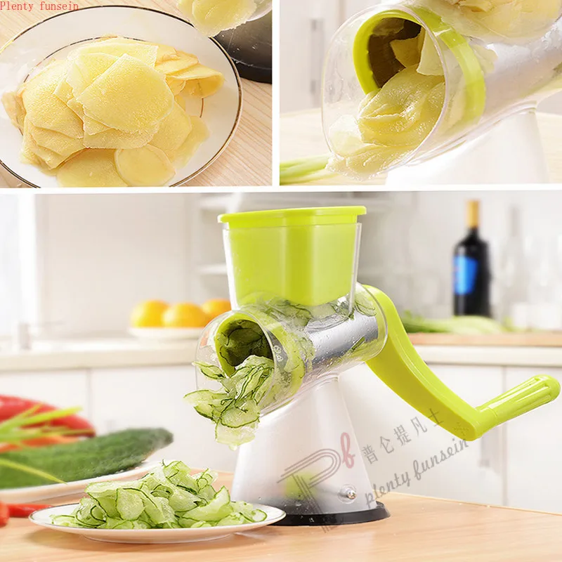 3 Blades green Vegetable Cutter cutting Potato chopping Manual machine Round Mandoline Slicer Red 5 heads slices Gadget peeler
3 Blades green Vegetable Cutter cutting Potato chopping Manual machine Round Mandoline Slicer Red 5 heads slices Gadget peeler