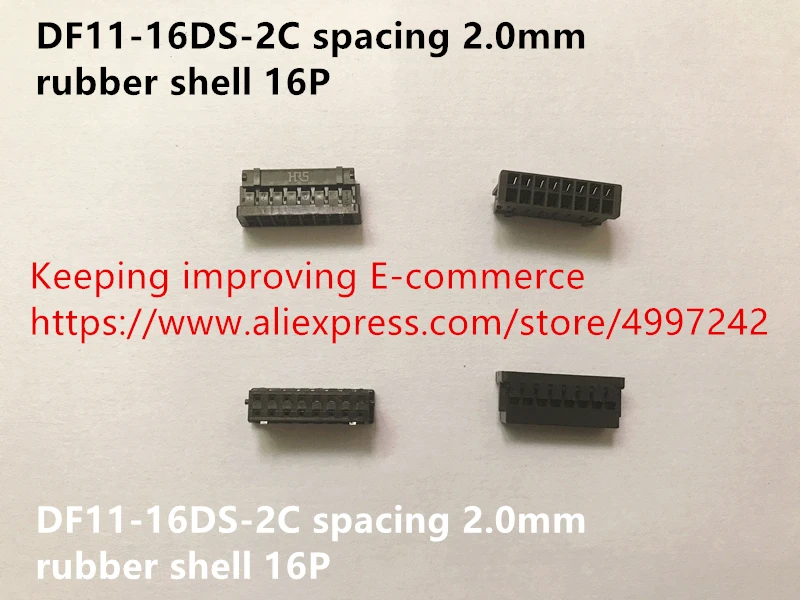 Оригинальный новый 100% DF11-16DS-2C расстояние 2,0 мм резиновый корпус 16P Штекерный разъем
Оригинальный новый 100% DF11-16DS-2C расстояние 2,0 мм резиновый корпус 16P Штекерный разъем