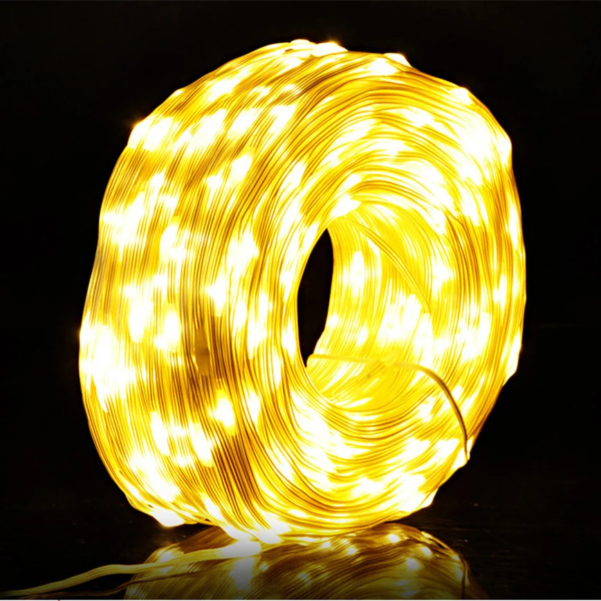 New 10M 50M 100M 24V Low Voltage Safety LED String Lights Outdoor Waterproof Flat Wire Christmas Lights for Home Wedding Party
New 10M 50M 100M 24V Low Voltage Safety LED String Lights Outdoor Waterproof Flat Wire Christmas Lights for Home Wedding Party