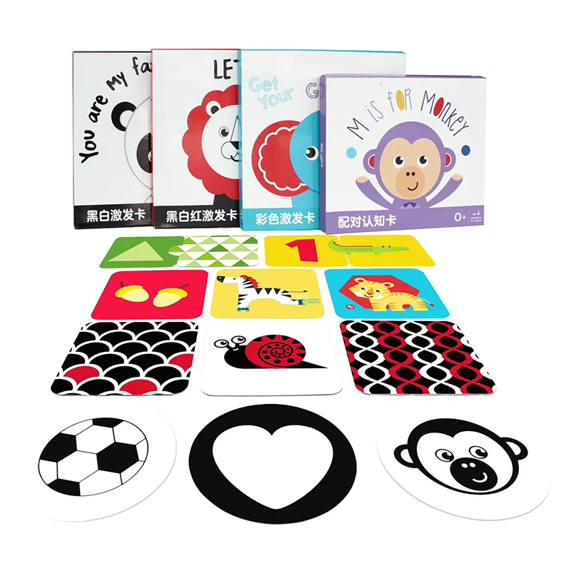 Baby Black White Flash Card Educational Montessori Baby Toys 0-36 Months High Contrast Visual Stimulation Flashcard Sensory Toys
Baby Black White Flash Card Educational Montessori Baby Toys 0-36 Months High Contrast Visual Stimulation Flashcard Sensory Toys