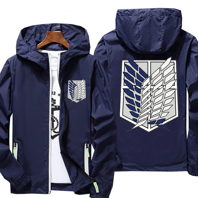 Men Outdoor Sport Anime ATTACK ON TITAN Thin Hooded Coat Reflective Sunscreen Windbreaker Skin Cycling Camping Pilot Jacket 7XL
Men Outdoor Sport Anime ATTACK ON TITAN Thin Hooded Coat Reflective Sunscreen Windbreaker Skin Cycling Camping Pilot Jacket 7XL