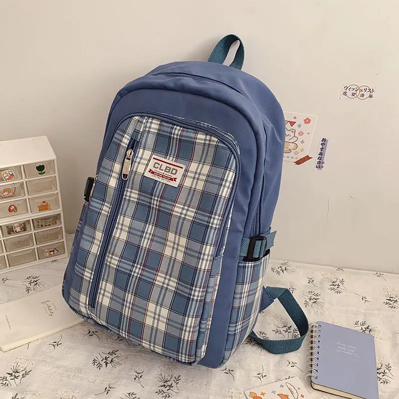 Рюкзаки для девочек-подростков, школьный большой рюкзак в клетку, Женский Молодежный студенческий нейлоновый рюкзак
Рюкзаки для девочек-подростков, школьный большой рюкзак в клетку, Женский Молодежный студенческий нейлоновый рюкзак