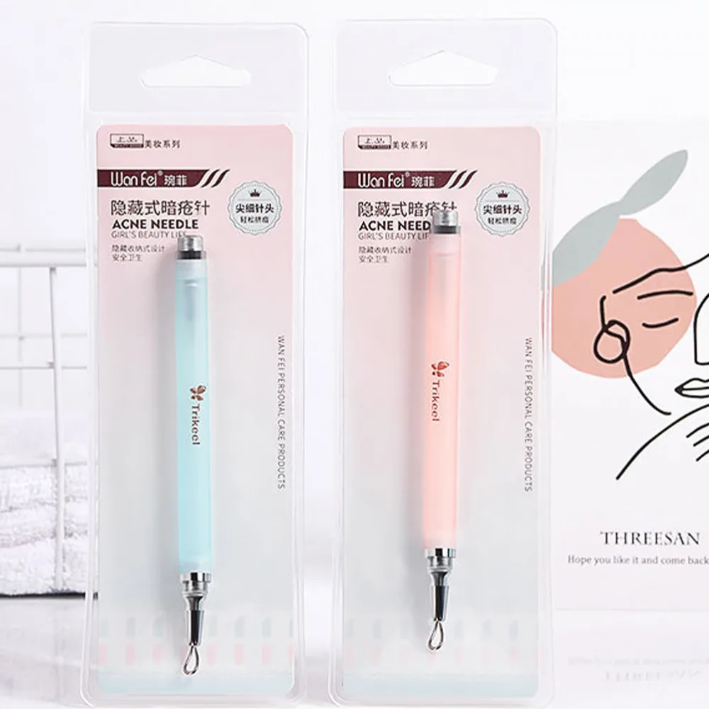 2Pcs Blackhead Removers Comedone Extractor Kits Pimple Tools Double-headed Tools
2Pcs Blackhead Removers Comedone Extractor Kits Pimple Tools Double-headed Tools