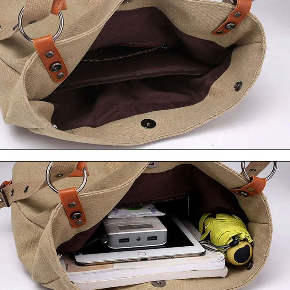 Vintage 2 Way Canvas Totes Bag Large Canvas Duffel Bag Travel Tote Weekend Bags for Women d88
Vintage 2 Way Canvas Totes Bag Large Canvas Duffel Bag Travel Tote Weekend Bags for Women d88