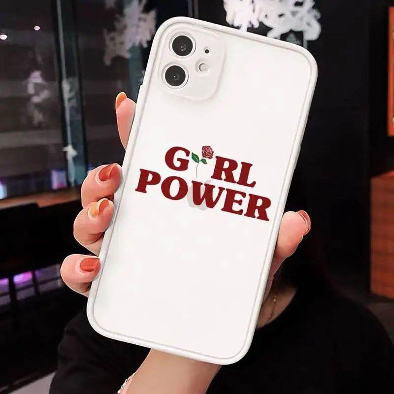 Minimal Girl Power Feminist Aesthetics Phone Cases matte transparent For iphone 7 8 11 12 plus mini x xs xr pro max cover
Minimal Girl Power Feminist Aesthetics Phone Cases matte transparent For iphone 7 8 11 12 plus mini x xs xr pro max cover