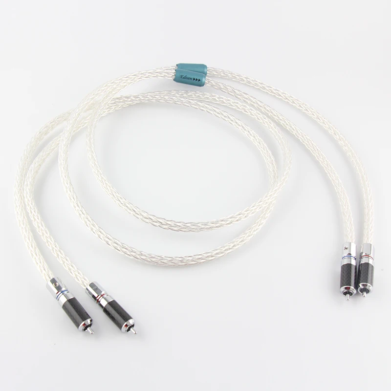 DIYLIVE MakuraWas7N single crystal copper silver-plated signal cable Hi-Fi dual Lotus 2RCA head audio cable speakers
DIYLIVE MakuraWas7N single crystal copper silver-plated signal cable Hi-Fi dual Lotus 2RCA head audio cable speakers