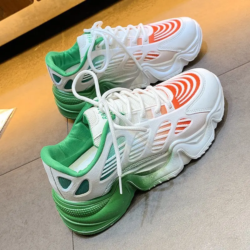 Spring Breathable Woman Comfort Women's Sneakers Lace Up Flats Platform Ladies Non-slip Outdoor Casual Vulcanized Shoes
Spring Breathable Woman Comfort Women's Sneakers Lace Up Flats Platform Ladies Non-slip Outdoor Casual Vulcanized Shoes