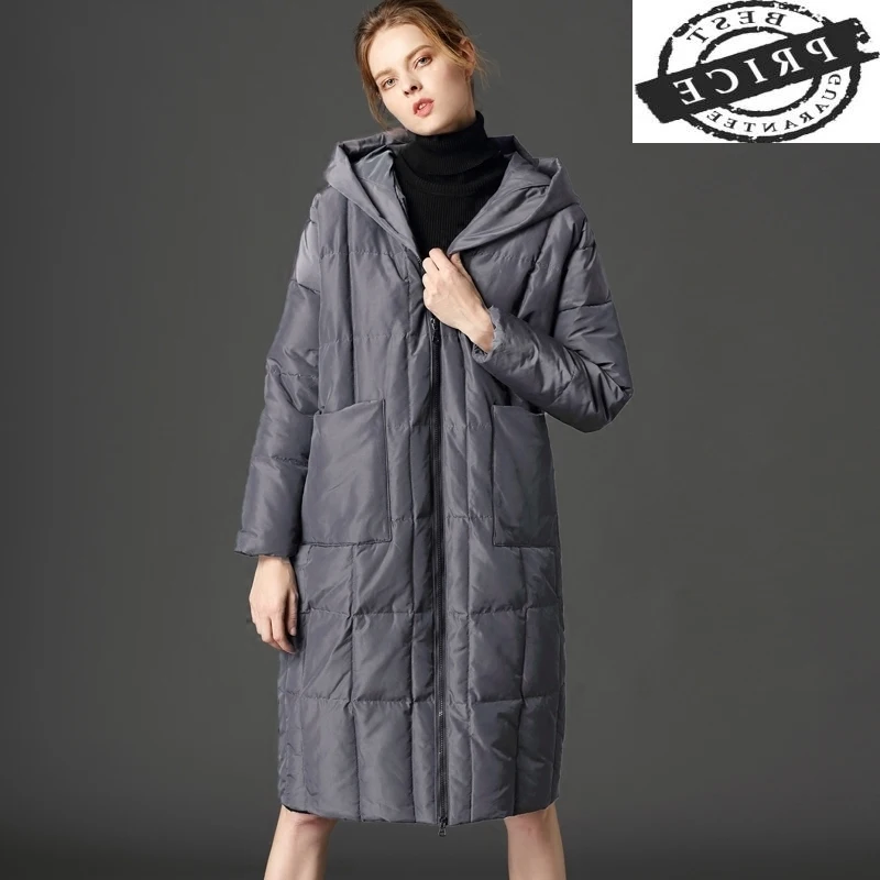 White Duck Down Jackets 2021 Winter Jacket Women Thick Hooded Coat Loose Clothes Long Ladies Coats Chaqueta Mujer LWLa16
White Duck Down Jackets 2021 Winter Jacket Women Thick Hooded Coat Loose Clothes Long Ladies Coats Chaqueta Mujer LWLa16