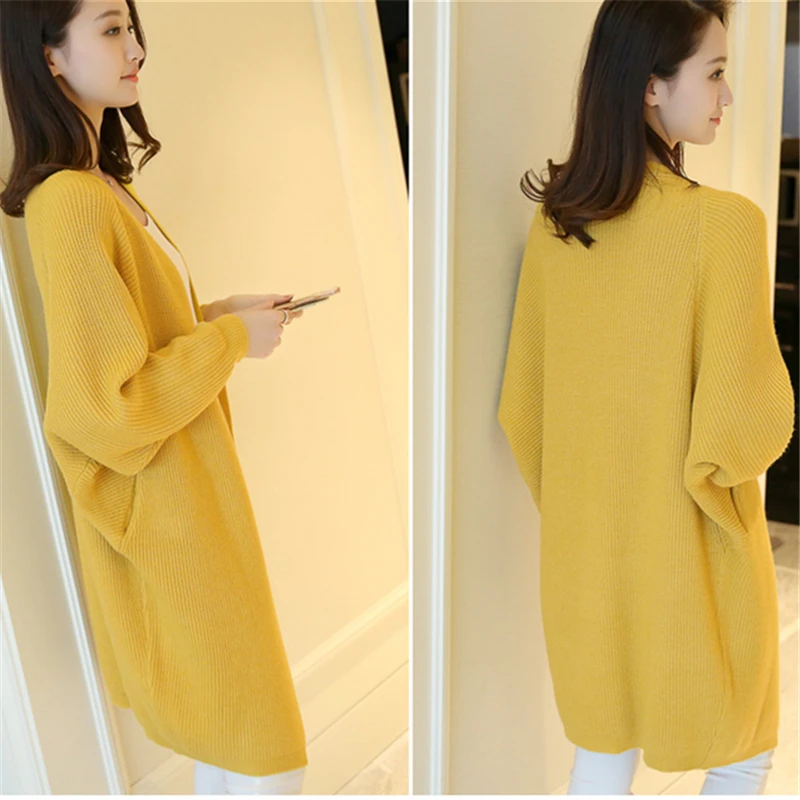 2021 Long Cardigan Women Sweater Autumn Winter Bat Sleeve Knitted Sweater Plus Size Jacket Loose Ladies Sweaters Cardigans 3XL
2021 Long Cardigan Women Sweater Autumn Winter Bat Sleeve Knitted Sweater Plus Size Jacket Loose Ladies Sweaters Cardigans 3XL