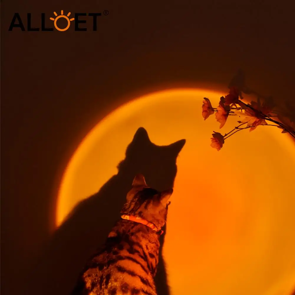 Rainbow USB Sunset Projector Lamps Atmosphere Led Night Light Home Coffee Shop Background Wall Decoration Colorful Lamp
Rainbow USB Sunset Projector Lamps Atmosphere Led Night Light Home Coffee Shop Background Wall Decoration Colorful Lamp