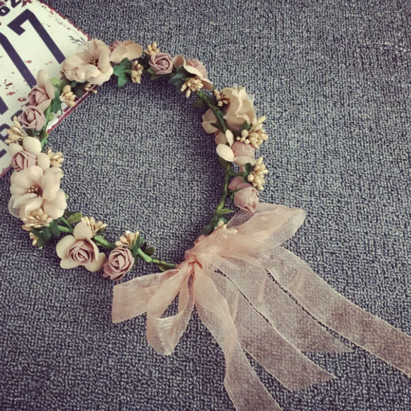 Flower Garland Headdress Hair Accessories Seaside Holiday Headdress Photo Studio Bride and Bridesmaid Accessories
Flower Garland Headdress Hair Accessories Seaside Holiday Headdress Photo Studio Bride and Bridesmaid Accessories