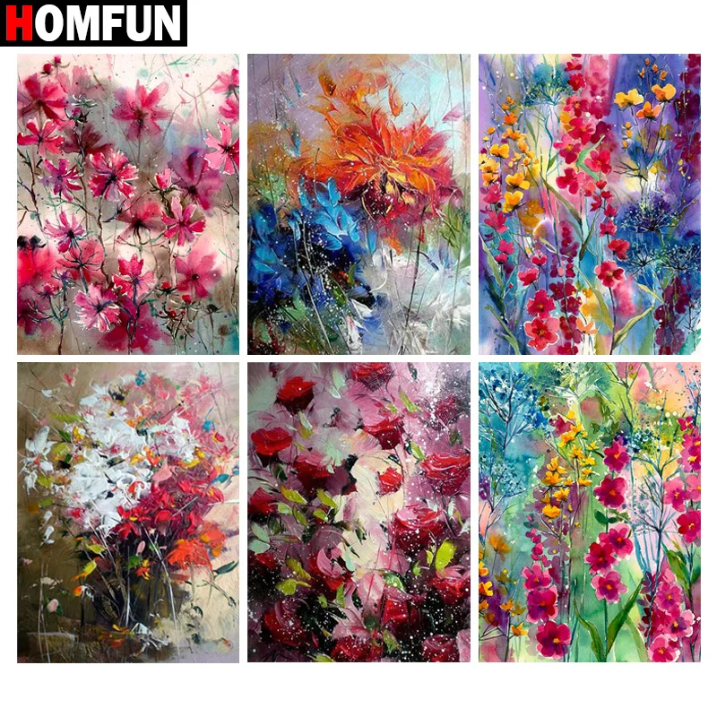 HOMFUN Diy 5d Diamond Painting "Oil painting flowers" Cross Stitch Square Round Diamond Embroidery Handwork Rhinestone Art
HOMFUN Diy 5d Diamond Painting "Oil painting flowers" Cross Stitch Square Round Diamond Embroidery Handwork Rhinestone Art