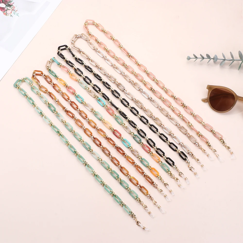 1PC 70cm Fashion Sunglasses Chain Multicolor Acrylic Resin Glass Chain Mask Non-slip Hanging Necklace Rope Eyewear Sale
1PC 70cm Fashion Sunglasses Chain Multicolor Acrylic Resin Glass Chain Mask Non-slip Hanging Necklace Rope Eyewear Sale