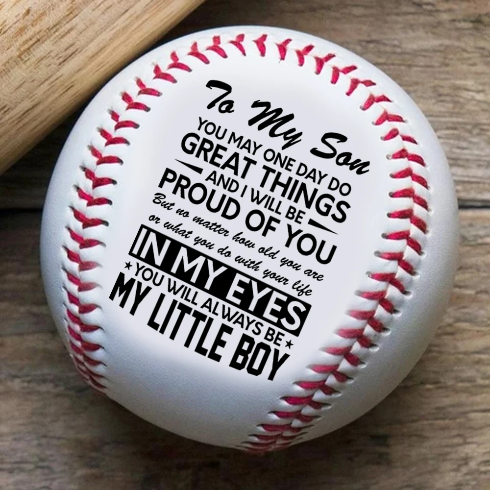 To My Son 9 Inch Baseball Engraved You Will Never Lose Encouragement Gift for Graduation Birthday
To My Son 9 Inch Baseball Engraved You Will Never Lose Encouragement Gift for Graduation Birthday