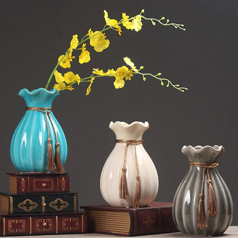 Vintage Flower Vase Ceramic Flower Arrangement Desk Decoration Ornaments Living Room Display Plants Holder Crafts Wedding Gifts
Vintage Flower Vase Ceramic Flower Arrangement Desk Decoration Ornaments Living Room Display Plants Holder Crafts Wedding Gifts