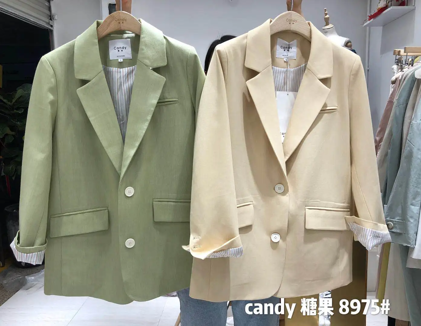 Casual Loose Ladies Blazer Solid Pink Vintage Suit Jacket Stylish Blazer Paillette Korean Women's Clothing Spring Autumn MM60NXZ
Casual Loose Ladies Blazer Solid Pink Vintage Suit Jacket Stylish Blazer Paillette Korean Women's Clothing Spring Autumn MM60NXZ