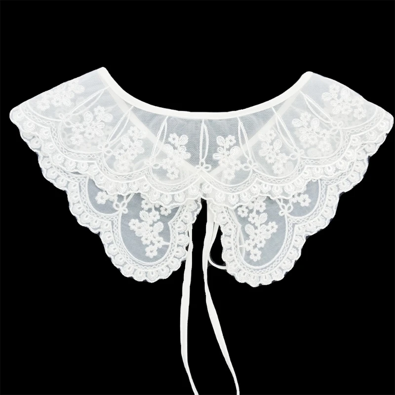 Hollow Lace Chiffon False Collar Sweet Doll Fake Collar Fashionable Decorative Faux Collar Women Detachable Tie
Hollow Lace Chiffon False Collar Sweet Doll Fake Collar Fashionable Decorative Faux Collar Women Detachable Tie