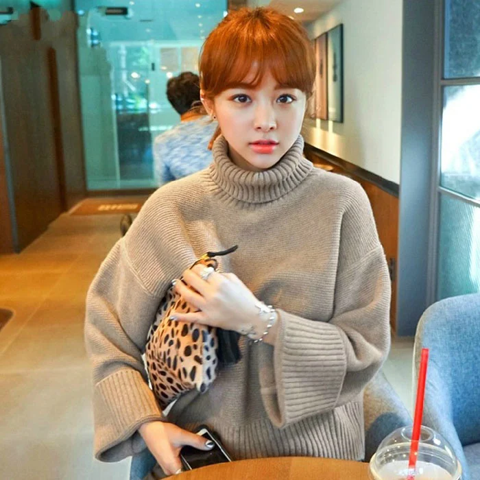 Осенне-зимняя трикотажная одежда с высокой талией
Осенне-зимняя трикотажная одежда с высокой талией