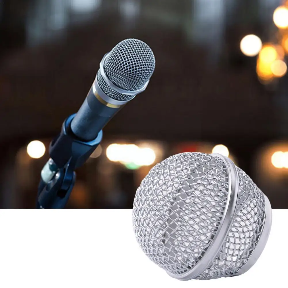 Metal Ball Microphone Grille Mic Replacement Mesh Hood Universal Microphone T1q0
Metal Ball Microphone Grille Mic Replacement Mesh Hood Universal Microphone T1q0