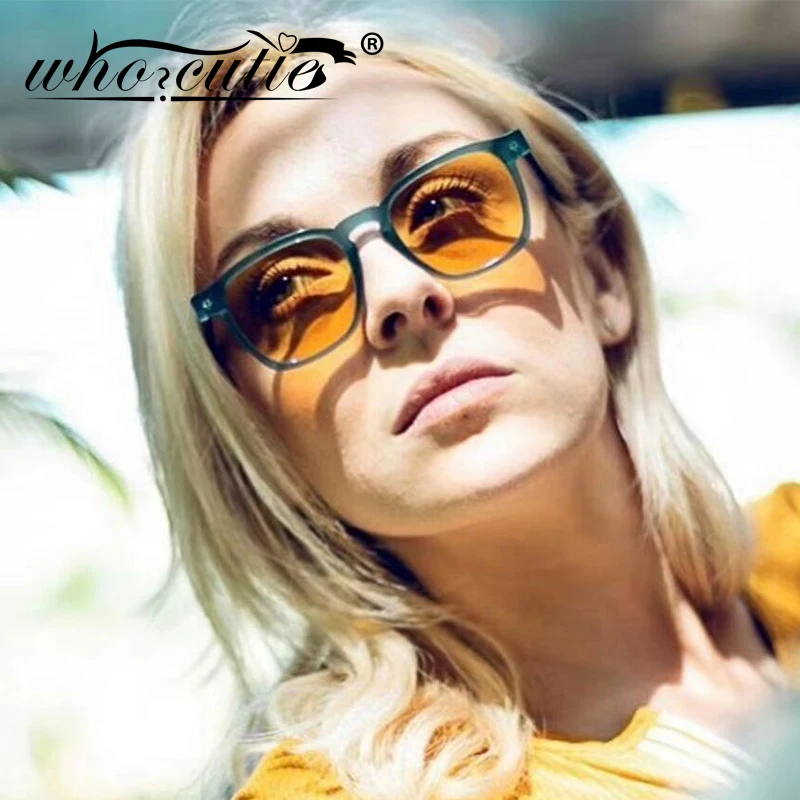 WHO CUTIE Retro Square Yellow Sunglasses Women Men 2020 Brand Vintage Blue Frame Flat Top Design Sun Glasses 90S Sunnies S394
WHO CUTIE Retro Square Yellow Sunglasses Women Men 2020 Brand Vintage Blue Frame Flat Top Design Sun Glasses 90S Sunnies S394