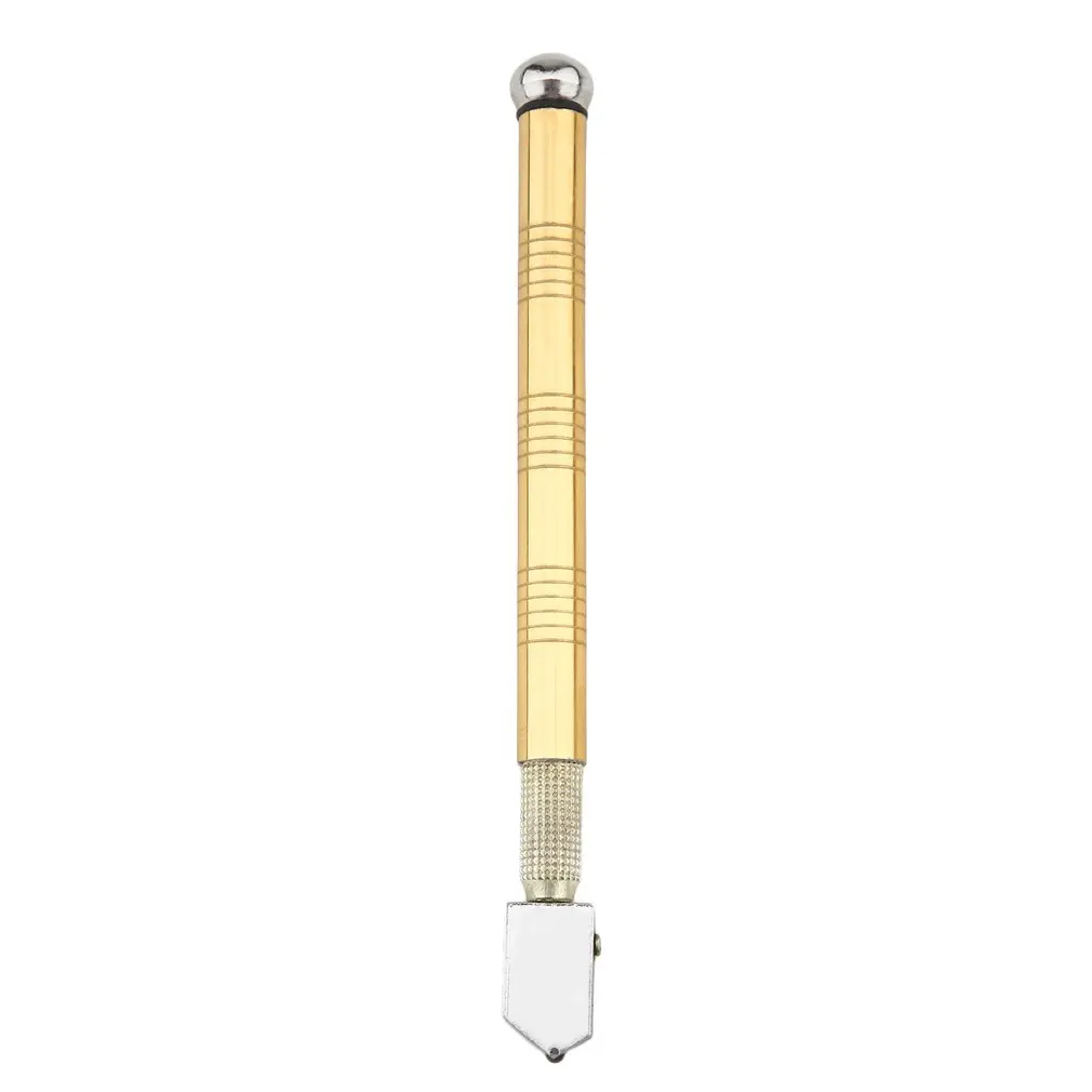 Professional Metal Handle Steel Glass Rhinestone Self-lubricating Oil Feed Tipped Sharp Glass Cutter Cutting Craft Glazing Tool
Professional Metal Handle Steel Glass Rhinestone Self-lubricating Oil Feed Tipped Sharp Glass Cutter Cutting Craft Glazing Tool