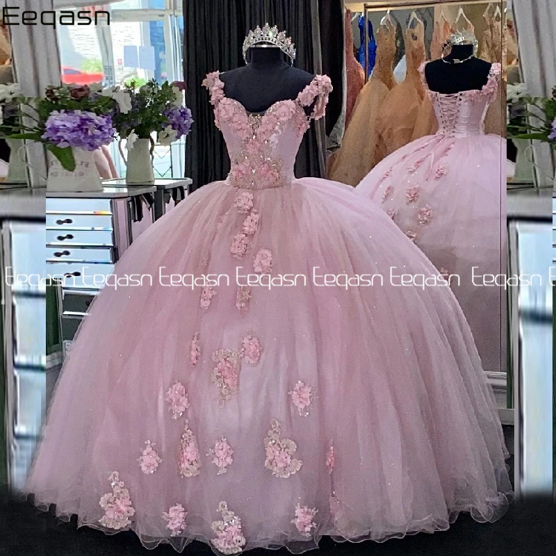 Pink Sweet 16 Quinceanera Dresses Ball Gown Elegant V Neck Beaded Flowers Appliques Long Prom Party Gown Vestidos 15 Anos
Pink Sweet 16 Quinceanera Dresses Ball Gown Elegant V Neck Beaded Flowers Appliques Long Prom Party Gown Vestidos 15 Anos