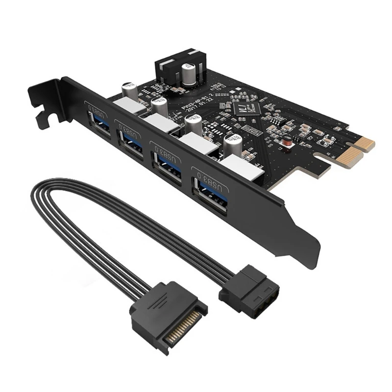 PVU3-4P Настольный ПК компьютер PCI-E к USB3.0 PCI-E Расширенная карта 5 в 0.9A USB3.0 блок питания надежный двойной складной дизайн
PVU3-4P Настольный ПК компьютер PCI-E к USB3.0 PCI-E Расширенная карта 5 в 0.9A USB3.0 блок питания надежный двойной складной дизайн
