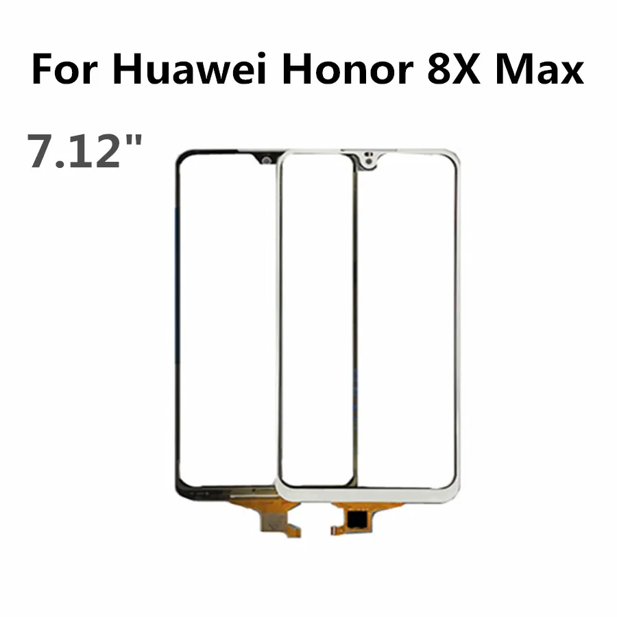 

7.12 Inch For Huawei Honor 8X max Touch Screen Glass Panel Sensor Touchpad Front Glass Panel Parts ARE-AL00 touchscreen