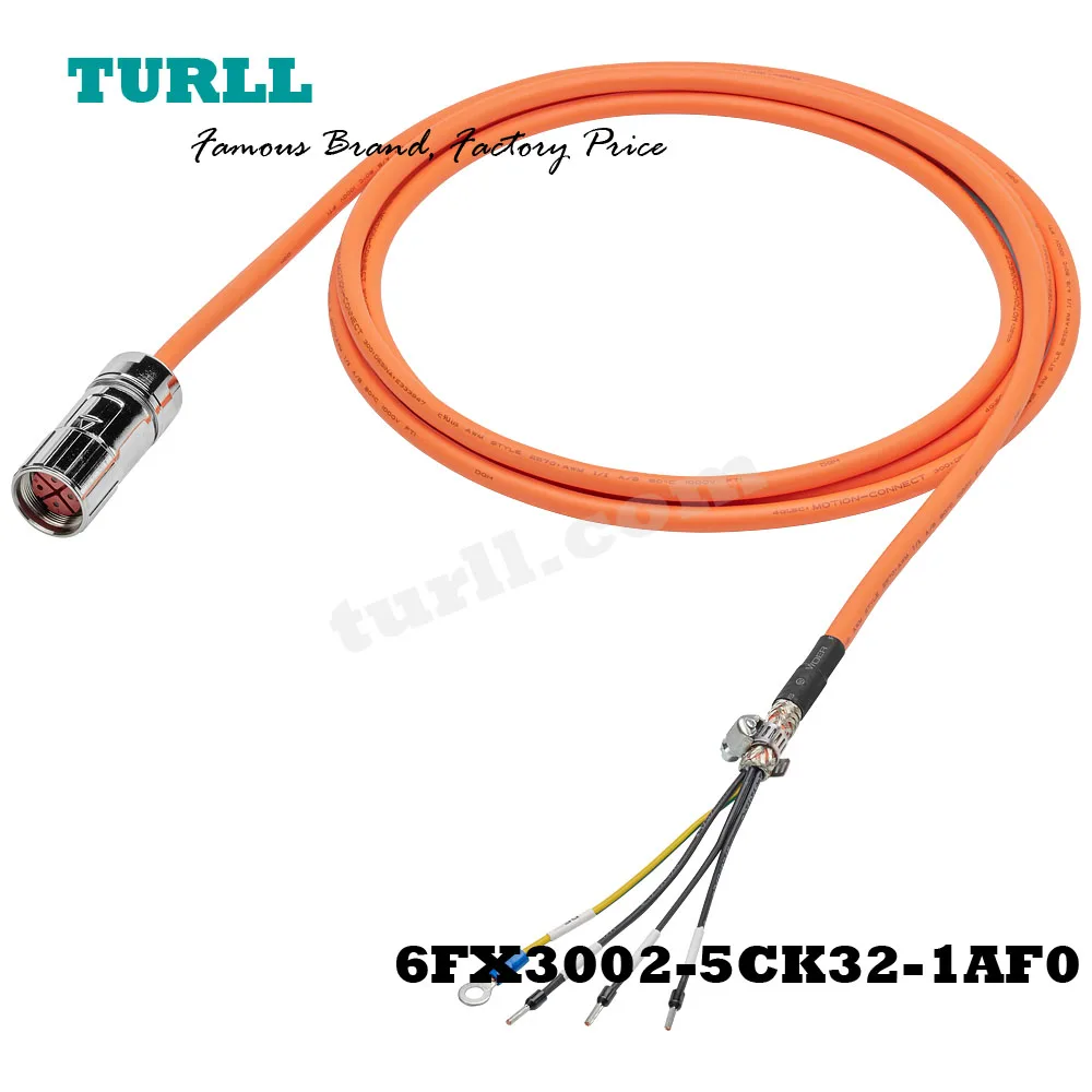 6FX3002-5CK32-1BA0 Pre-Assembled Power Cable For Motor S-1FL6 LI 20 SH50 with V90 Design D MOTION-CONNECT 6FX30025CK321BA0 10m
6FX3002-5CK32-1BA0 Pre-Assembled Power Cable For Motor S-1FL6 LI 20 SH50 with V90 Design D MOTION-CONNECT 6FX30025CK321BA0 10m
