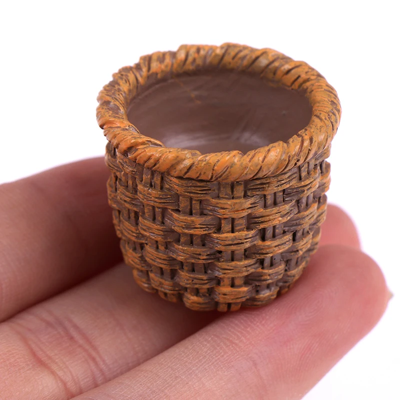 1pc mini Bamboo Basket Simulation Food Basket Model Toys for Doll House Decoration 1/12 Dollhouse Miniature Accessories
1pc mini Bamboo Basket Simulation Food Basket Model Toys for Doll House Decoration 1/12 Dollhouse Miniature Accessories