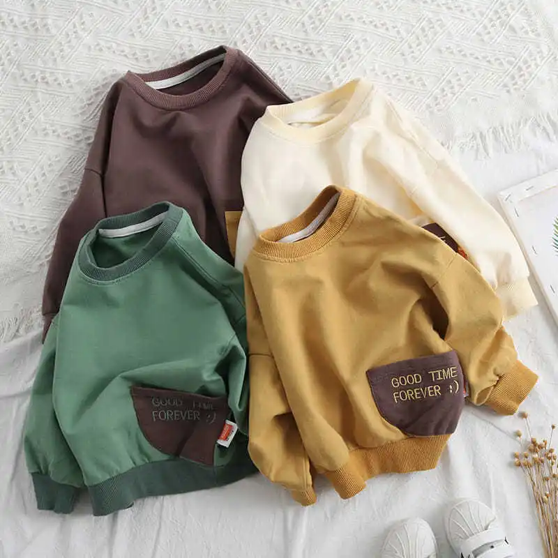 2021 Letters Spring Autumn Tops Boys Sweatshirts Jacket Coat Kids Overcoat Outwear Teenager Children clothes High Quality
2021 Letters Spring Autumn Tops Boys Sweatshirts Jacket Coat Kids Overcoat Outwear Teenager Children clothes High Quality
