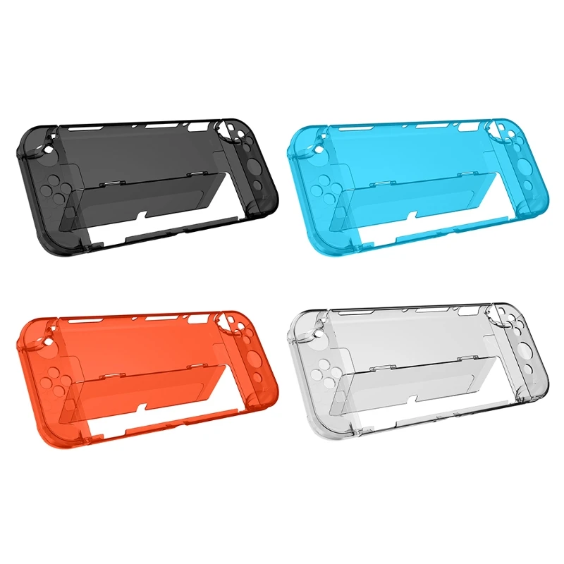Transparent Crystal Clear Hard Case Shell Cover Protector For Nintendo Switch NES Console Joy-Con Handle Grip Game Console 
Transparent Crystal Clear Hard Case Shell Cover Protector For Nintendo Switch NES Console Joy-Con Handle Grip Game Console
