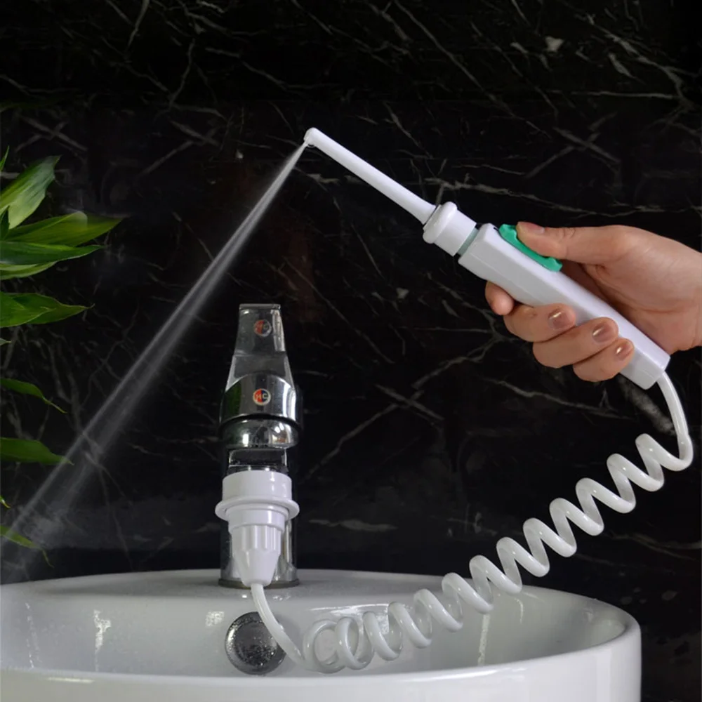 Water Dental Flosser Faucet Oral Irrigator Water Jet Floss Dental Irrigator Dental Pick Oral Irrigation Teeth Cleaning Machine
Water Dental Flosser Faucet Oral Irrigator Water Jet Floss Dental Irrigator Dental Pick Oral Irrigation Teeth Cleaning Machine