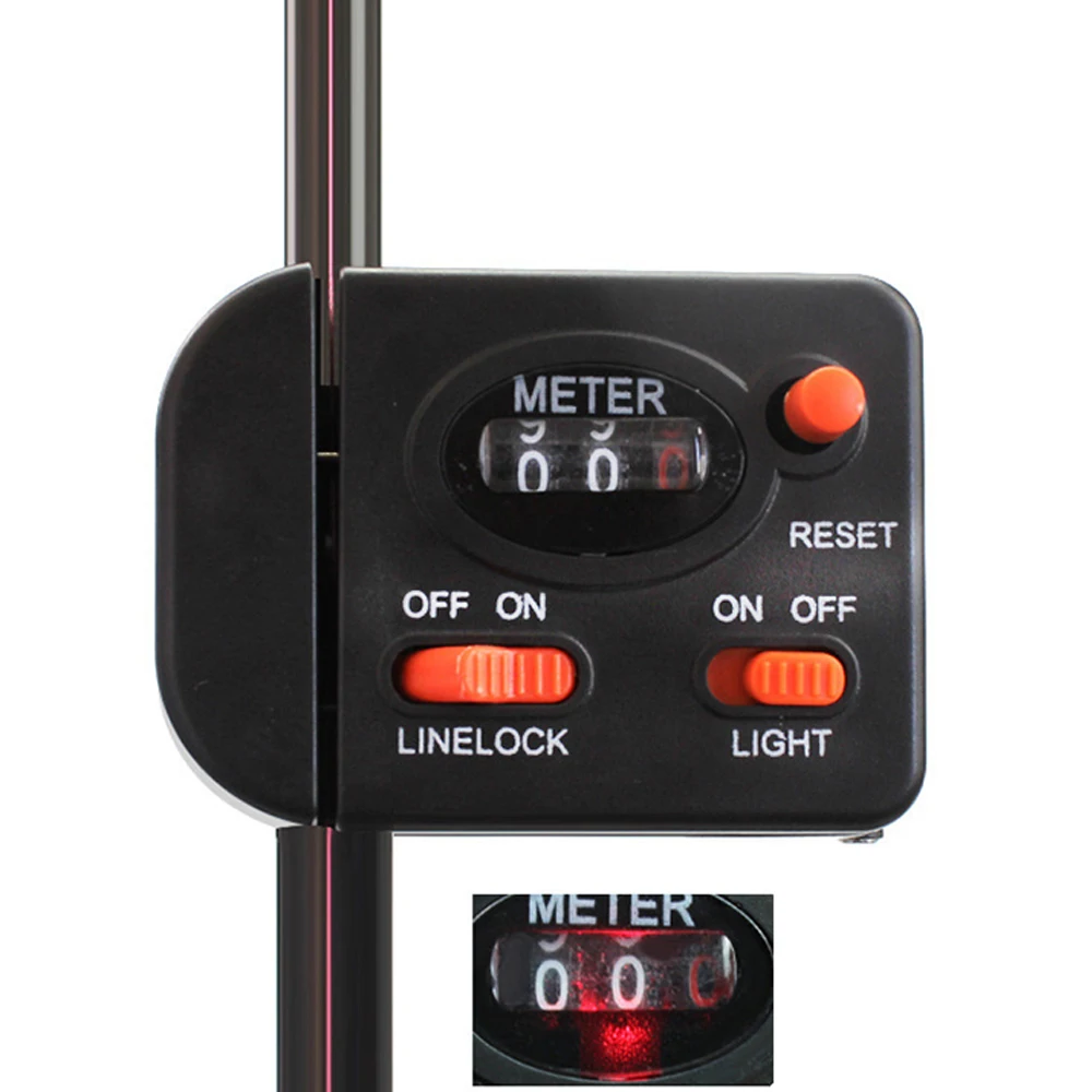Clip-on Fishing Line Counter Digital Fishing Line Meter Counter Professional Depth Finder Counter Fishing Tool Accurate to 99.9M
Clip-on Fishing Line Counter Digital Fishing Line Meter Counter Professional Depth Finder Counter Fishing Tool Accurate to 99.9M