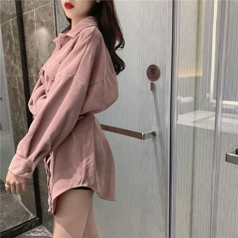 Spring and Autumn Women's New Korean-Style Chic Graceful Mid-Length Lace-up Long-Sleeved Shirt
Spring and Autumn Women's New Korean-Style Chic Graceful Mid-Length Lace-up Long-Sleeved Shirt