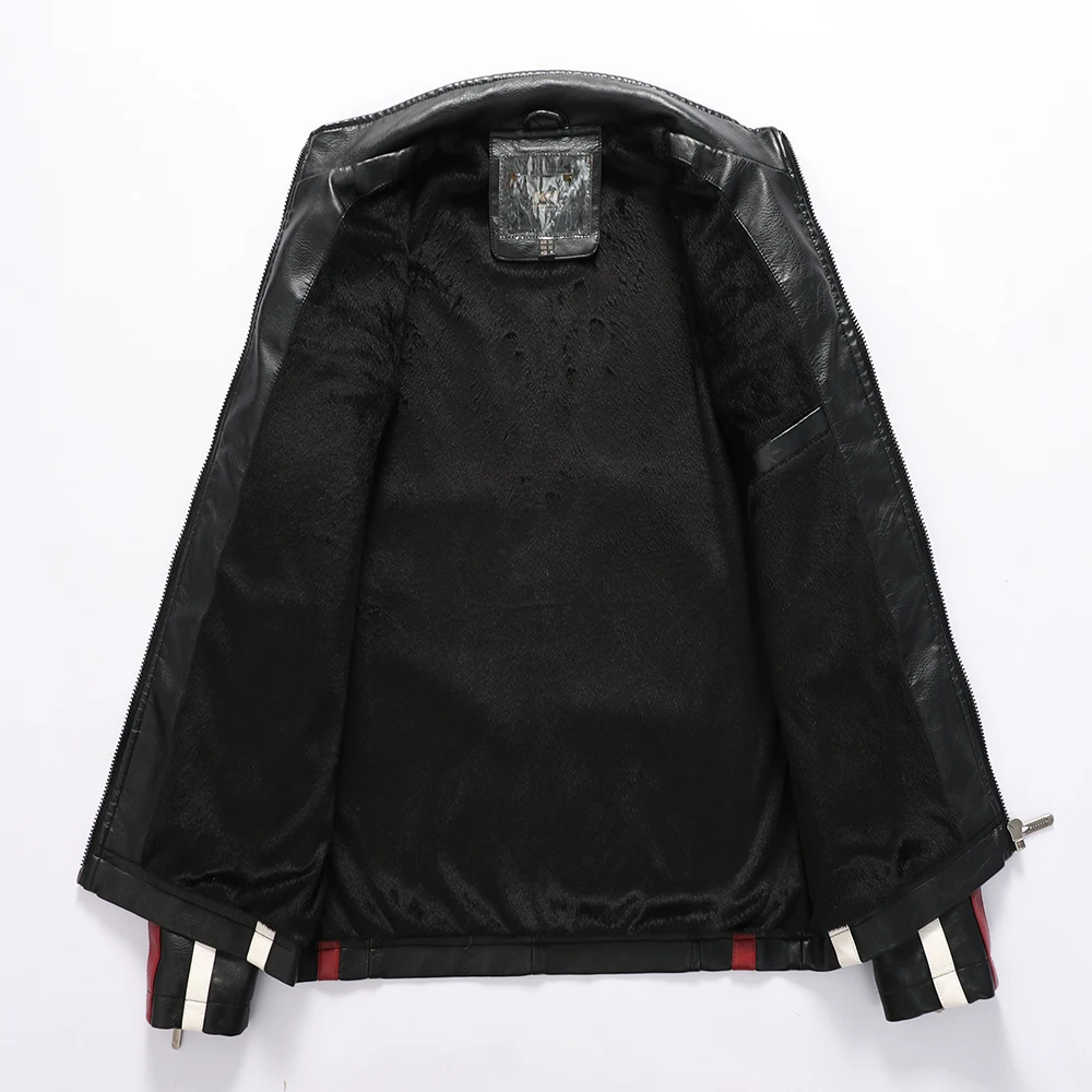 Vintage Motorcycle Jacket 2020 Men Fashion New Biker Leather Jacket Male Embroidery Bomber Coat Winter Fleece Pu Overcoat
Vintage Motorcycle Jacket 2020 Men Fashion New Biker Leather Jacket Male Embroidery Bomber Coat Winter Fleece Pu Overcoat