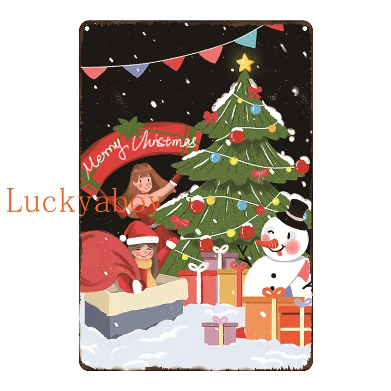 Retro Christmas Metal Signs Gift Home Room Decor Vintage New Years Tin Plate sign Santa Claus Poster Sweet Home Wall Decoration
Retro Christmas Metal Signs Gift Home Room Decor Vintage New Years Tin Plate sign Santa Claus Poster Sweet Home Wall Decoration