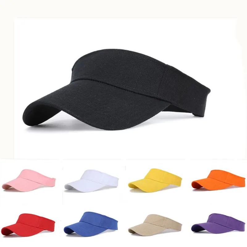 Tennis Caps Men Women Adjustable Sport Headband Classic Sun Sports Visor Hat Running Beach Outdoor | Спорт и развлечения