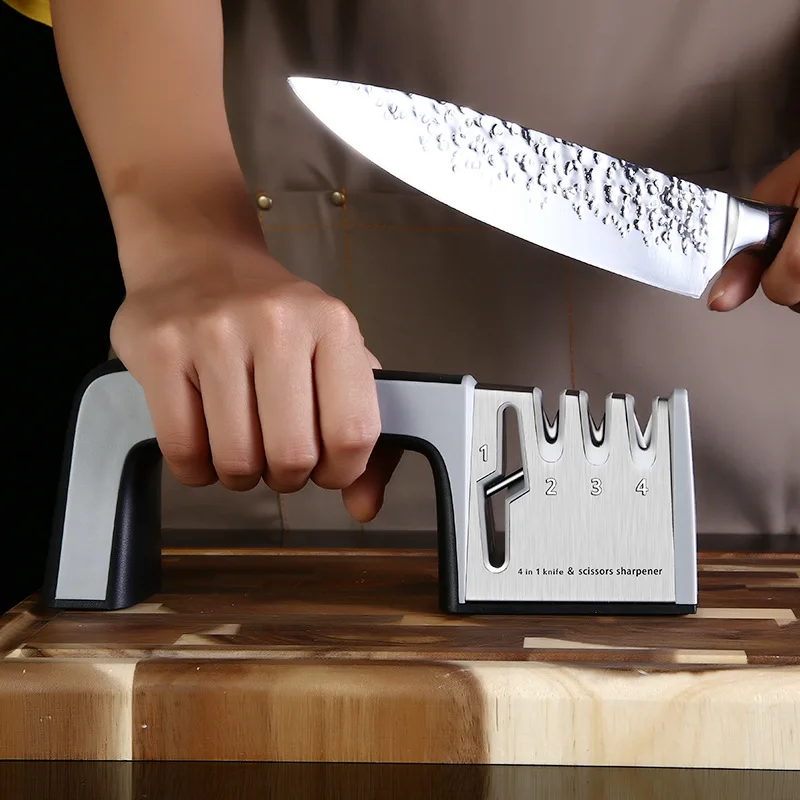 4Stages Knife Sharpener Professional Kitchen Sharpening Stone Grinder Knives Whetstone Tungsten Diamond Ceramic Sharpener Tool
4Stages Knife Sharpener Professional Kitchen Sharpening Stone Grinder Knives Whetstone Tungsten Diamond Ceramic Sharpener Tool