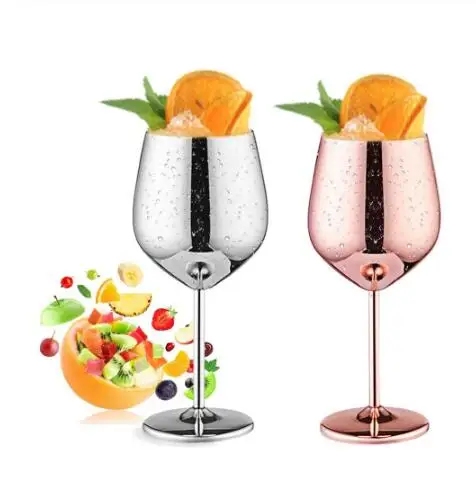 Wine Glasses Stainless Steel Red Wine Single-layer Goblets 500ml Food Grade Juice Drink Goblet Shatterproof Party Kitchen Tools
Wine Glasses Stainless Steel Red Wine Single-layer Goblets 500ml Food Grade Juice Drink Goblet Shatterproof Party Kitchen Tools