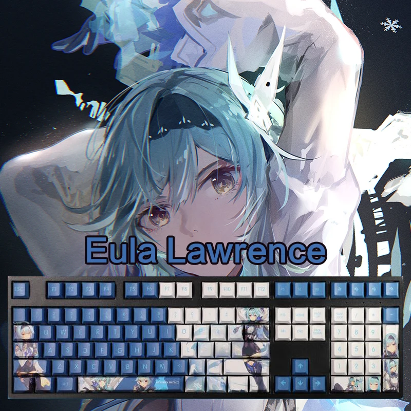 Клавиатура Pbt Keycap 108 клавиш Genshin Impact Eula компактная клавиатура аниме Keycaps персонализированные синие клавиши для механической клавиатуры
Клавиатура Pbt Keycap 108 клавиш Genshin Impact Eula компактная клавиатура аниме Keycaps персонализированные синие клавиши для механической клавиатуры