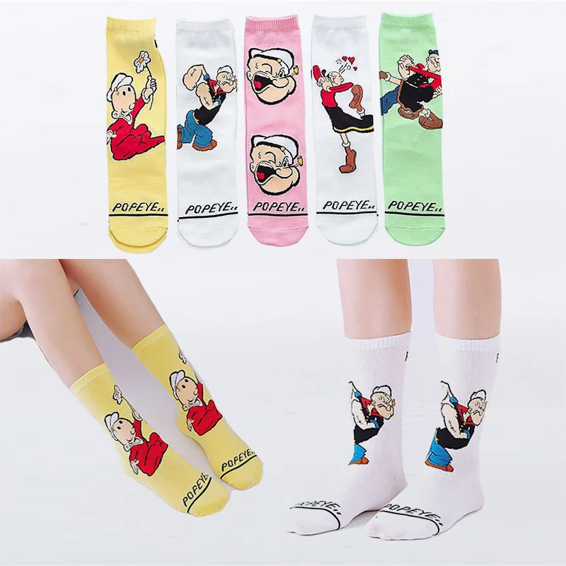Носки Popeye с аниме, модные женские хлопковые носки с рисунком, в стиле Харадзюку, Классические мужские забавные крутые новые носки, женские с...
Носки Popeye с аниме, модные женские хлопковые носки с рисунком, в стиле Харадзюку, Классические мужские забавные крутые новые носки, женские с...