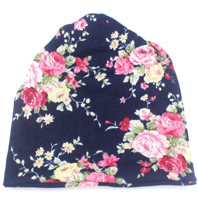 Ditpossible модное пальто с цветочным принтом вязаные шапки для осенне-зимнего сезона