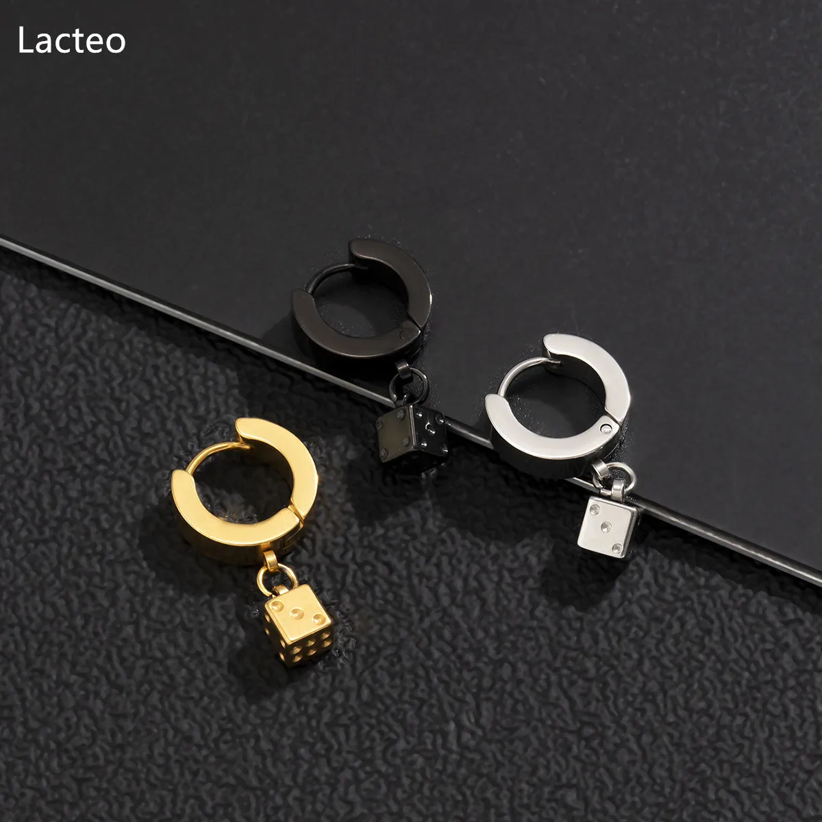 Lacteo Neo Steampunk Stainless Steel Dice Shape Drop Earrings For Women Simple Minimalist Dangle Earrings Jewelry Accessories
Lacteo Neo Steampunk Stainless Steel Dice Shape Drop Earrings For Women Simple Minimalist Dangle Earrings Jewelry Accessories