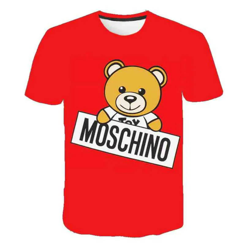 2021 summer new boys and girls children love anime cool and cute bear 3d printing short sleeve round neck T-shirt
2021 summer new boys and girls children love anime cool and cute bear 3d printing short sleeve round neck T-shirt