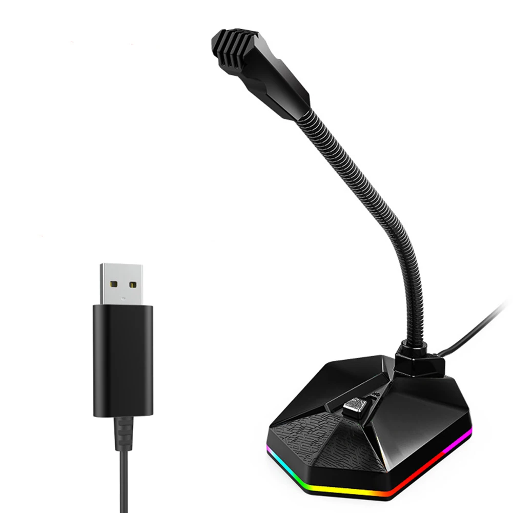 Professional Streaming Recording Studio Video Microphone HD Sound Card RGB Light Game Live Voice Conference Mic
Professional Streaming Recording Studio Video Microphone HD Sound Card RGB Light Game Live Voice Conference Mic