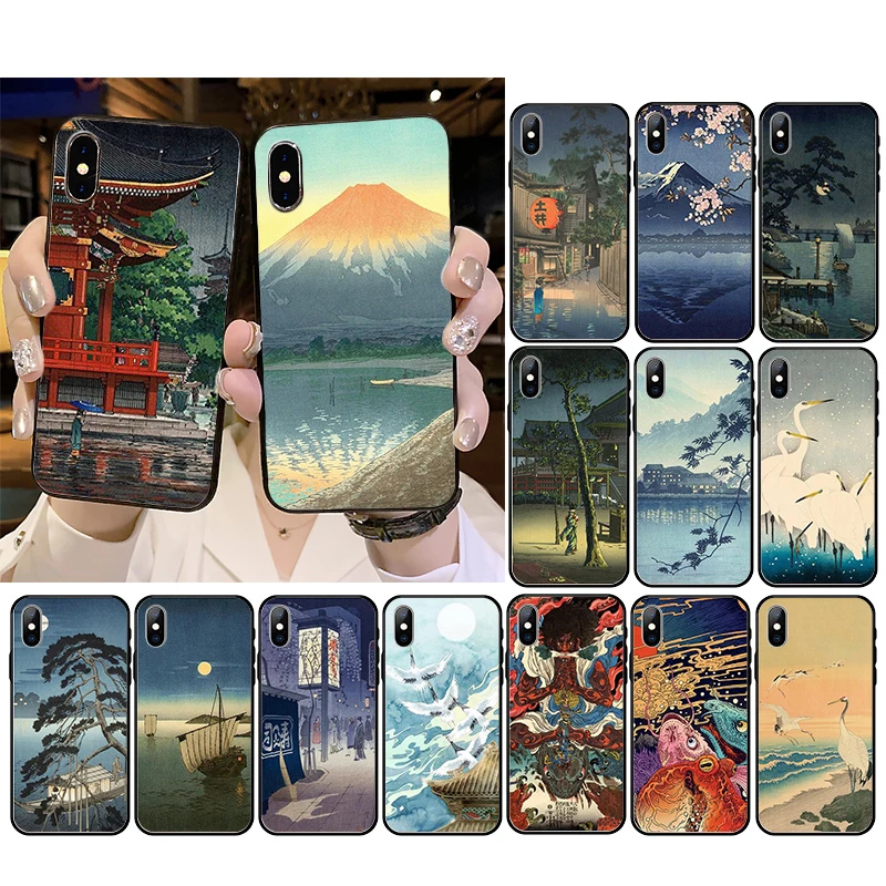 Japanese style Art Crane Fuji Mountain Phone Case for iphone 13 12 11 Pro Max Case For iPhone XS MAX X XR SE2 8 7 Plus
Japanese style Art Crane Fuji Mountain Phone Case for iphone 13 12 11 Pro Max Case For iPhone XS MAX X XR SE2 8 7 Plus