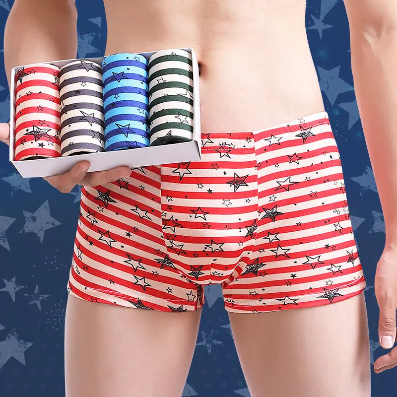 4pcs/8pcs lot Boxershorts Men Cartoon Printed Antibacterial Breathable Comfortable Underwear Man Boxers Shorts Underpants
4pcs/8pcs lot Boxershorts Men Cartoon Printed Antibacterial Breathable Comfortable Underwear Man Boxers Shorts Underpants