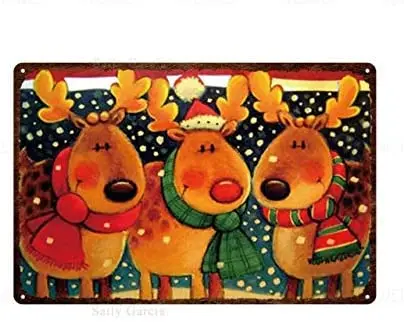 MorLugan Metal Sign Christmas Metal Tin Sign Santa Claus Elk Snowman and Tree Retro Metal Poster Club Christmas Decoration 20X30
MorLugan Metal Sign Christmas Metal Tin Sign Santa Claus Elk Snowman and Tree Retro Metal Poster Club Christmas Decoration 20X30